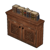 Antique Storage Cabinet Set artwork